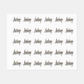 Anthony Name Logo, Labels (Vel)