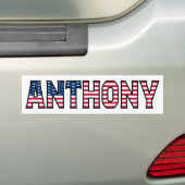 Anthony Name Vorname USA Aufkleber Sticker Auto (Op auto)