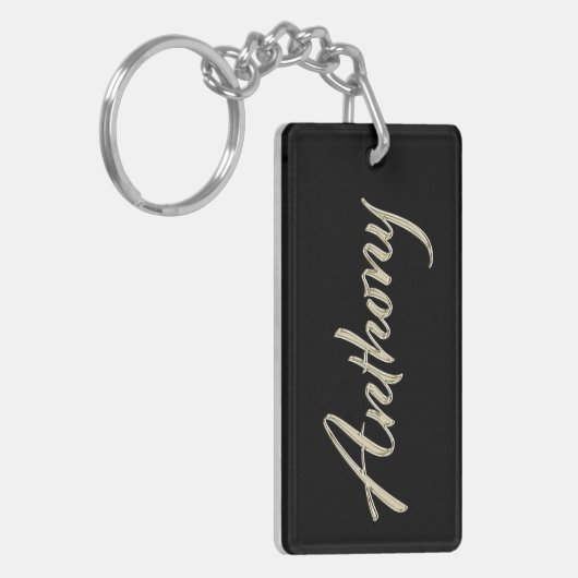 Anthony Name whitegold Schlüsselanhänger Anhänger Sleutelhanger (Voorkant Links)