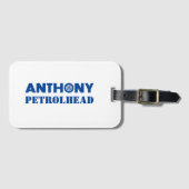 Anthony Petrol Head Bagagelabel (Voorkant (horizontaal))