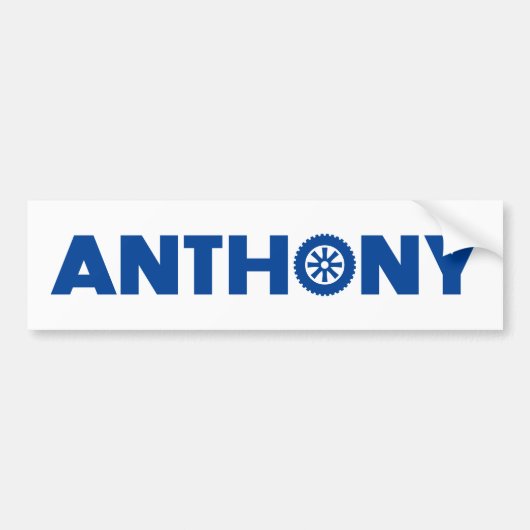 Anthony Petrol Head Bumpersticker (Voorkant)