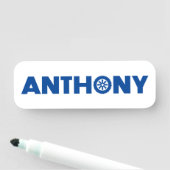 Anthony Petrol Head Naamplaatje (In situ)