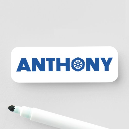 Anthony Petrol Head Naamplaatje (In situ)