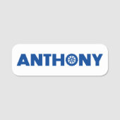 Anthony Petrol Head Naamplaatje (Voorkant)