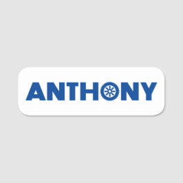 Anthony Petrol Head Naamplaatje