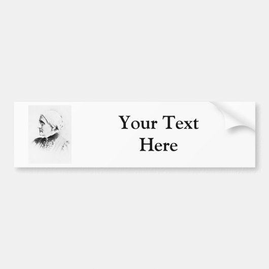 Anthony ~ Susan B. Woman Suffrage Leader Bumpersticker (Voorkant)