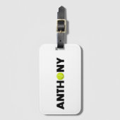 Anthony Tennis Bagagelabel (Voorkant (verticaal))