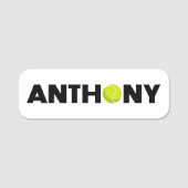 Anthony Tennis Naamplaatje (Voorkant)