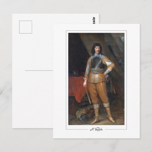 Anthony van Dyck #14 - Fine Art Briefkaart (Voorkant / Achterkant)