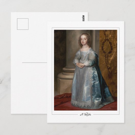 Anthony van Dyck #16 - Fine Art Briefkaart (Voorkant / Achterkant)