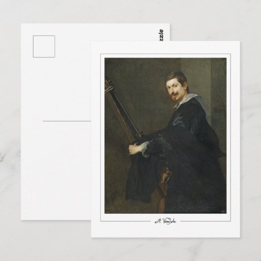 Anthony van Dyck #518 - Fine Art Briefkaart (Voorkant / Achterkant)