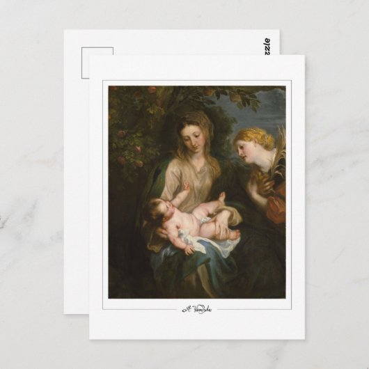 Anthony van Dyck #526 - Kunstmatig Briefkaart (Voorkant / Achterkant)