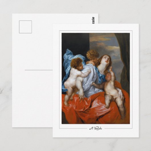 Anthony van Dyck #603 - Fine Art Briefkaart (Voorkant / Achterkant)