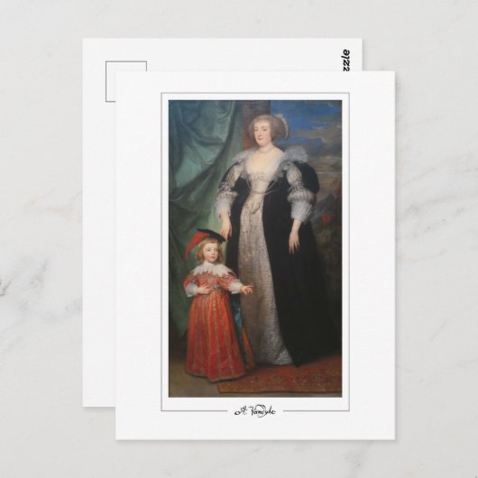 Anthony van Dyck #627 - Kunstmatig Briefkaart (Voorkant / Achterkant)