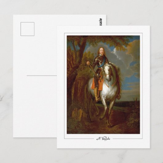 Anthony van Dyck #724 - Kunstmatig Briefkaart (Voorkant / Achterkant)