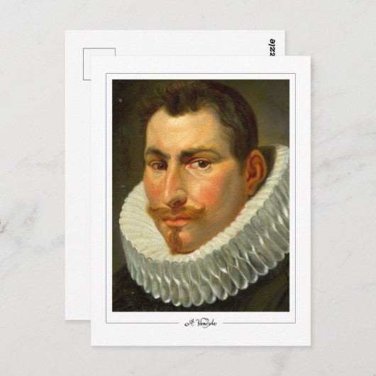 Anthony van Dyck #744 - Kunstmatig Briefkaart (Voorkant / Achterkant)