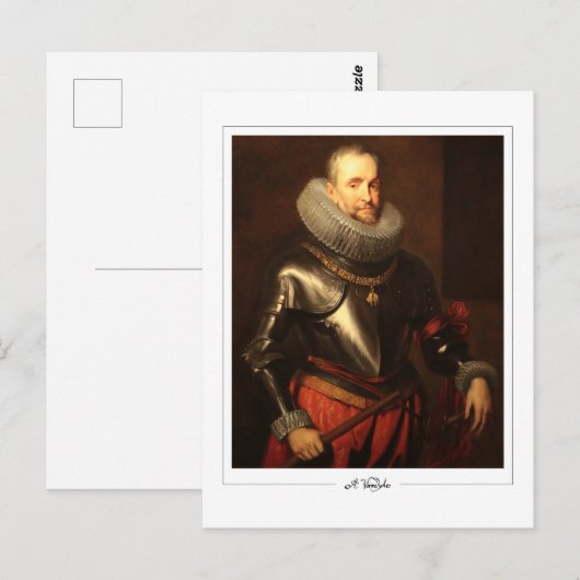 Anthony van Dyck #835 - Kunstmatig Briefkaart (Voorkant / Achterkant)