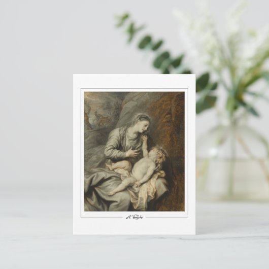 Anthony van Dyck #849 - Kunstmatig Briefkaart (Staand voorkant)