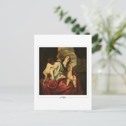 Anthony van Dyck #873 - Fine Art Briefkaart (Staand voorkant)