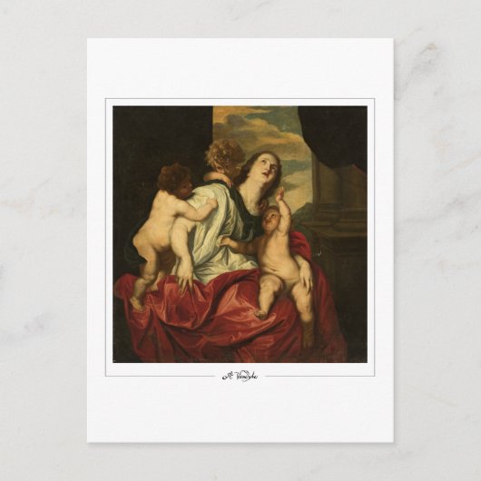 Anthony van Dyck #873 - Fine Art Briefkaart (Voorkant)