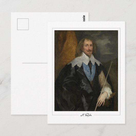 Anthony van Dyck #8 - Fine Art Briefkaart (Voorkant / Achterkant)