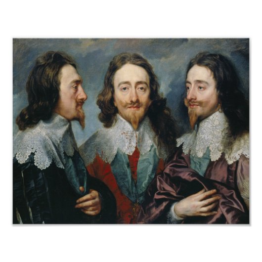 Anthony van Dyck - Charles I (1600-49) Foto Afdruk (Voorkant)