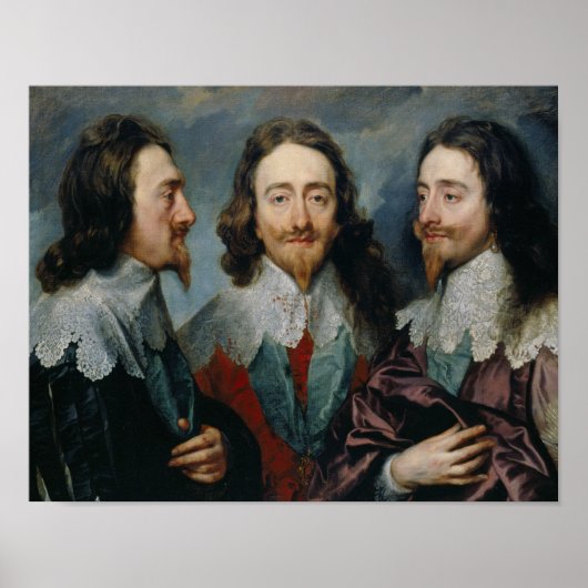 Anthony van Dyck - Charles I (1600-49) Poster (Voorkant)