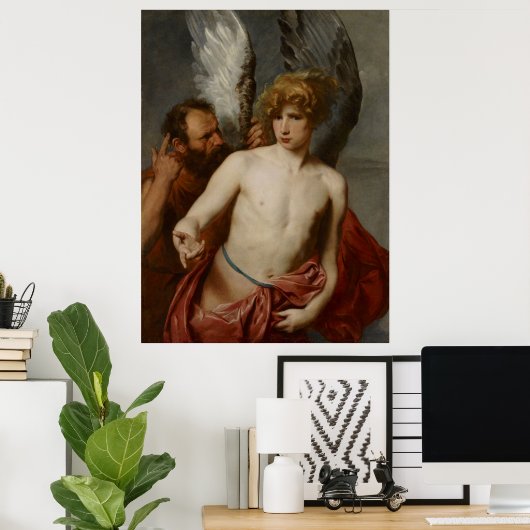 Anthony van Dyck Daedalus en Icarus Poster (Thuiskantoor)