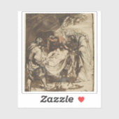 Anthony van Dyck - De graflegging Sticker (Vel)