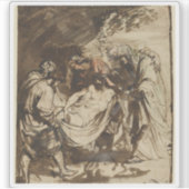 Anthony van Dyck - De graflegging Sticker (Voorkant)