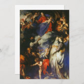 Anthony van Dyck - Madonna del Rosario Kaart (Voorkant / Achterkant)