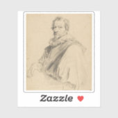 Anthony van Dyck - Portret van Hendrick van Balen Sticker (Vel)