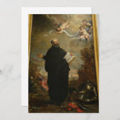 Anthony van Dyck - Saint Ignatius of Loyola Kaart (Voorkant / Achterkant)