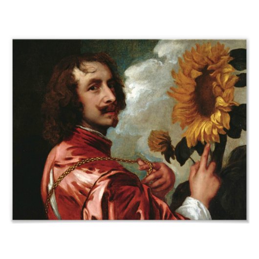 Anthony van Dyck - Self-Portrait Foto Afdruk (Voorkant)