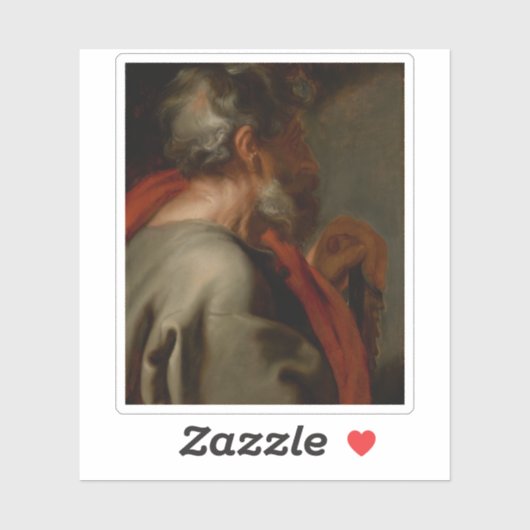 Anthony van Dyck - The Apostle Simon Sticker (Vel)