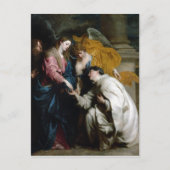 Anthony van Dyck The Vision of the Blessed Briefkaart (Voorkant)
