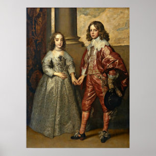 Anthony van Dyck - William met zijn bruid Poster