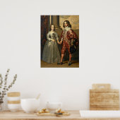 Anthony van Dyck - William met zijn bruid Poster (Keuken)
