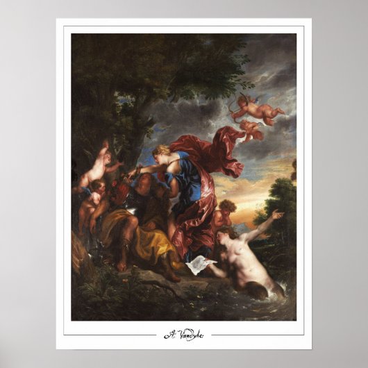 Anthony van Dyck Zedign Art Poster #100 (Voorkant)