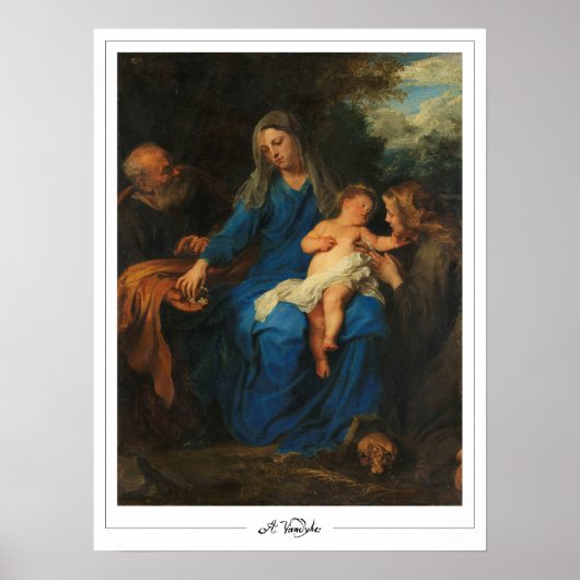 Anthony van Dyck Zedign Art Poster #116 (Voorkant)