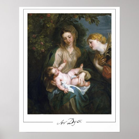 Anthony van Dyck Zedign Art Poster #211 (Voorkant)