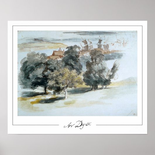 Anthony van Dyck Zedign Art Poster #230 (Voorkant)