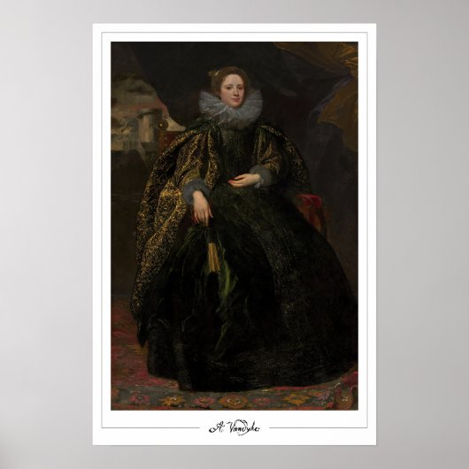 Anthony van Dyck Zedign Art Poster #474 (Voorkant)