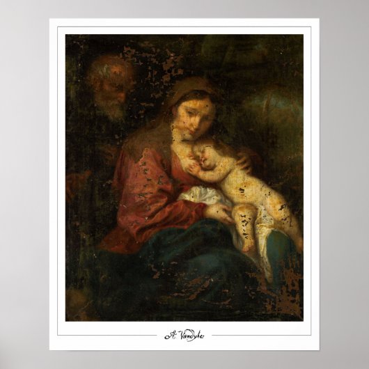 Anthony van Dyck Zedign Art Poster #572 (Voorkant)