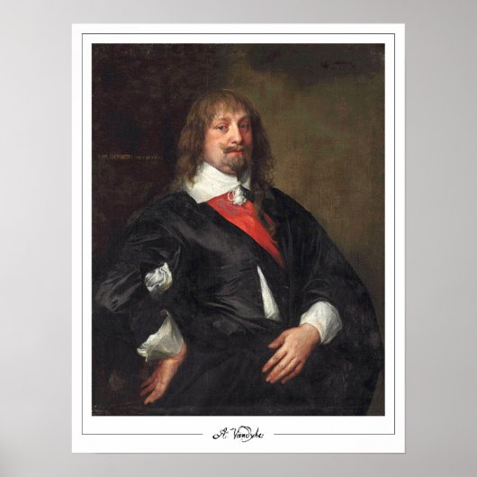 Anthony van Dyck Zedign Art Poster #581 (Voorkant)