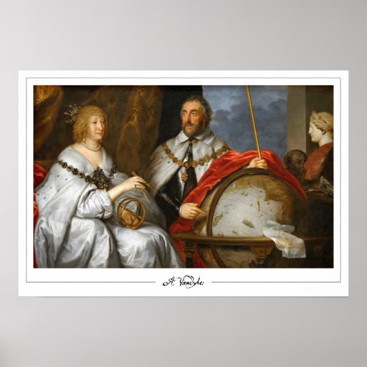 Anthony van Dyck Zedign Art Poster #583 (Voorkant)