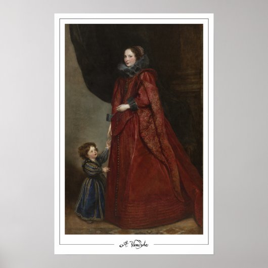 Anthony van Dyck Zedign Art Poster #589 (Voorkant)