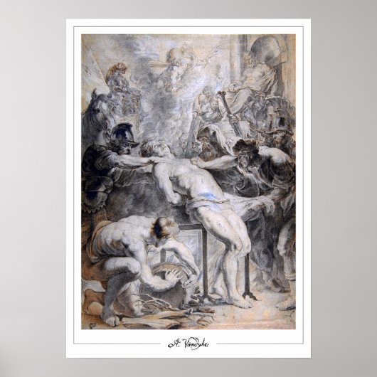 Anthony van Dyck Zedign Art Poster #593 (Voorkant)