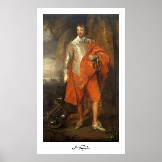 Anthony van Dyck Zedign Art Poster #596 (Voorkant)