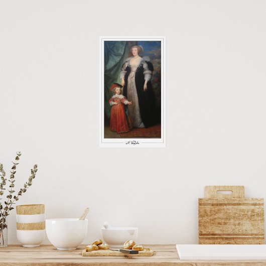 Anthony van Dyck Zedign Art Poster #627 (Keuken)